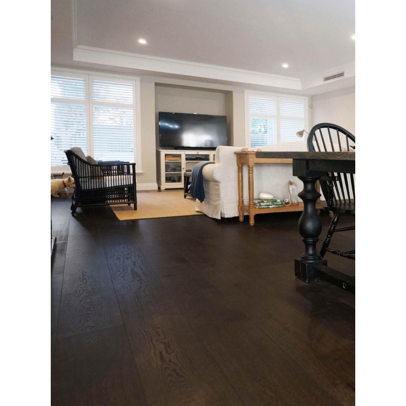 Dark Walnut - Wide Plank (220mm) - Engineered Timber Flooring