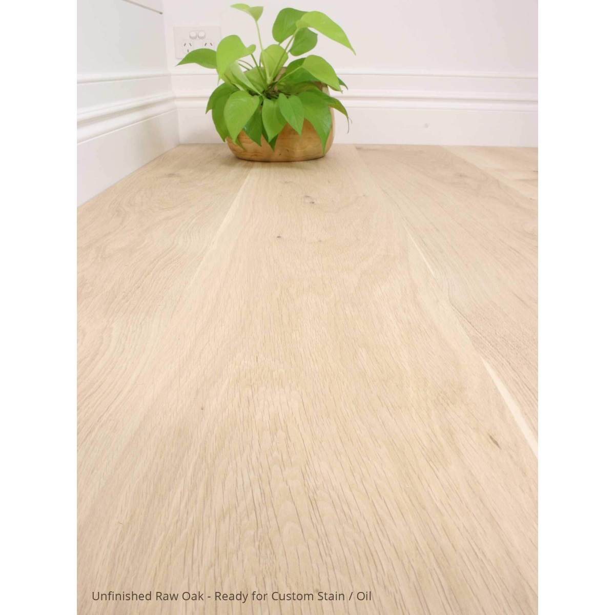 Raw Oak (Unfinished) - Wide Plank (300mm) - Engineered Timber Flooring