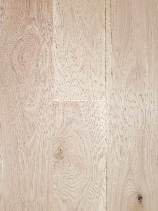 Raw Oak (Unfinished)<p style="font-size: 18px;color:#dcb4aa;">220mm Wide Plank | 4mm Veneer<p>
