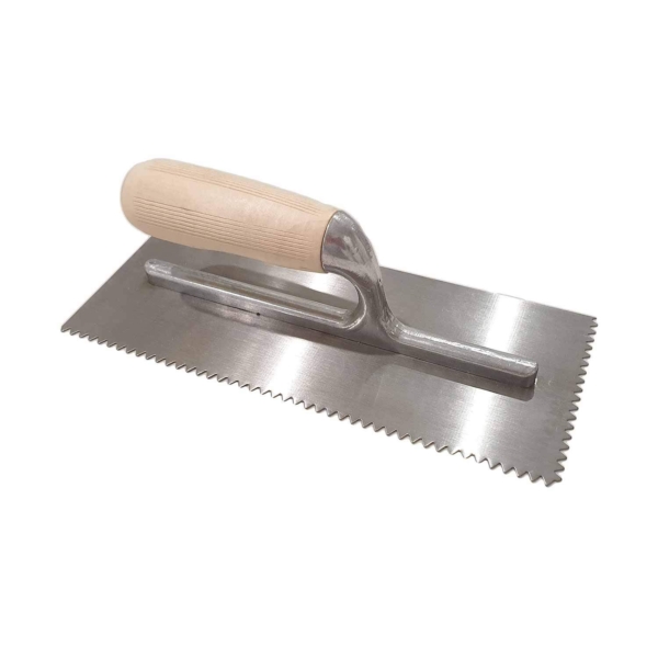 V-Notch Trowel (6mm)<p style="font-size: 18px;color:#dcb4aa;">Glue Down Installations<p>