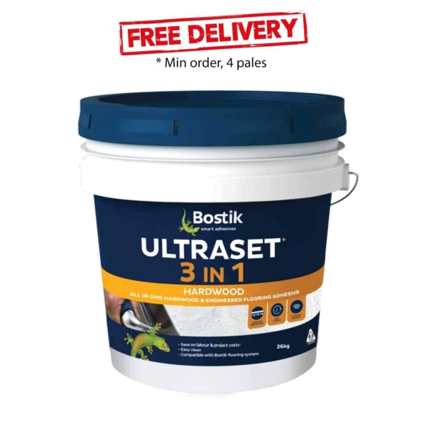 Ultraset 3 in 1 (26kg)<p style="font-size: 18px;color:#dcb4aa;"> Adhesive + Acoustic + Moisture Barrier<p>